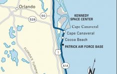 Map Of The Atlantic Coast Through Northern Florida. | Florida A1A - Map