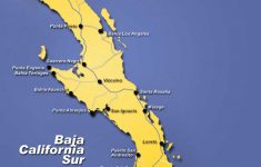 Map Of The Baja California Peninsula Of Mexico | Bajainsider - Map Of Baja California Mexico