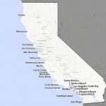 Map Of The California Coast   1,100 Glorious Miles   Southern California Beach Towns Map