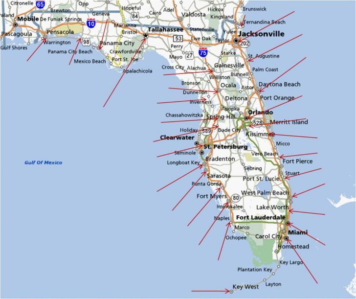 Map Of Florida Showing Venice Beach