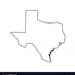 Map Of The Us State Of Texas Royalty Free Vector Image   Texas Map Vector Free