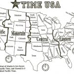 Map Of Time Zones In The Us Usa Time Zone Map Fresh Printable Map   Printable Time Zone Map Usa With States