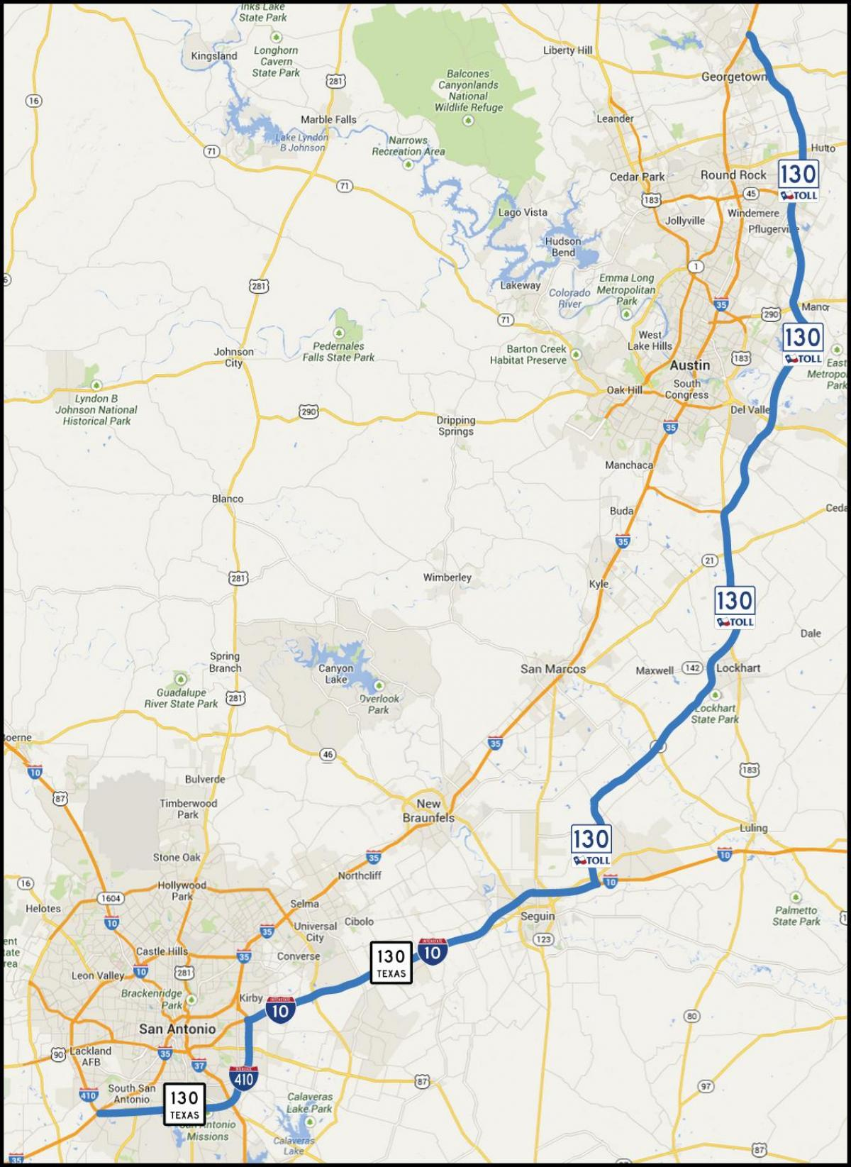 Texas Toll Roads Map - Printable Maps