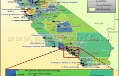 Map Of Universities In California, List Of Colleges And Universities - California Cities Map List