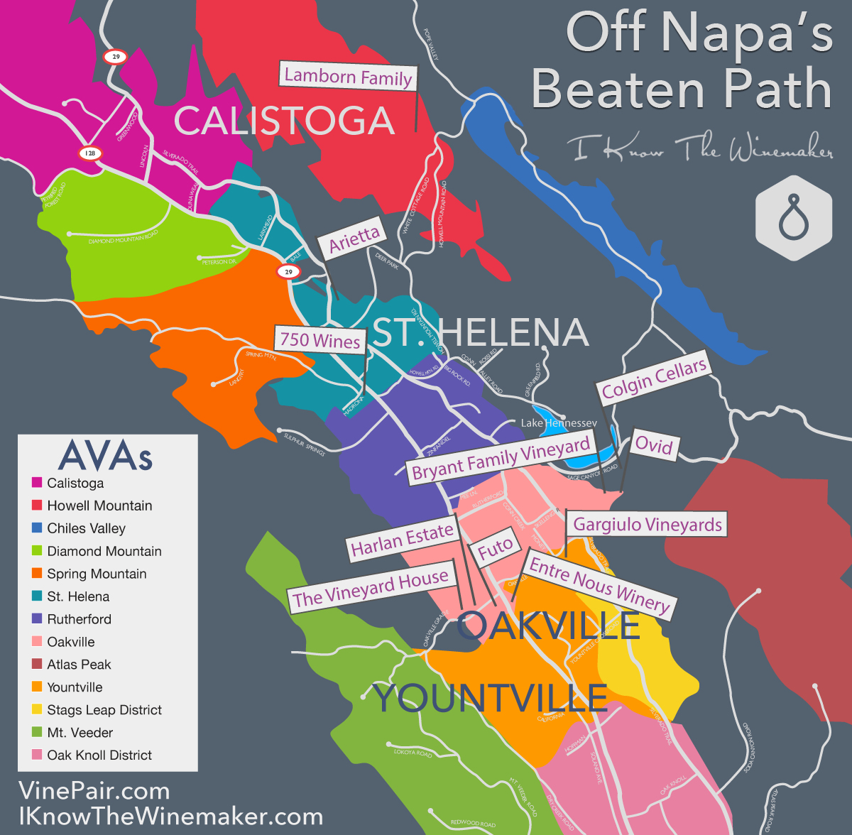 Map Off Napa Valley Beaten Path Wine Full Map California Map Of - California Wine Country Map Napa