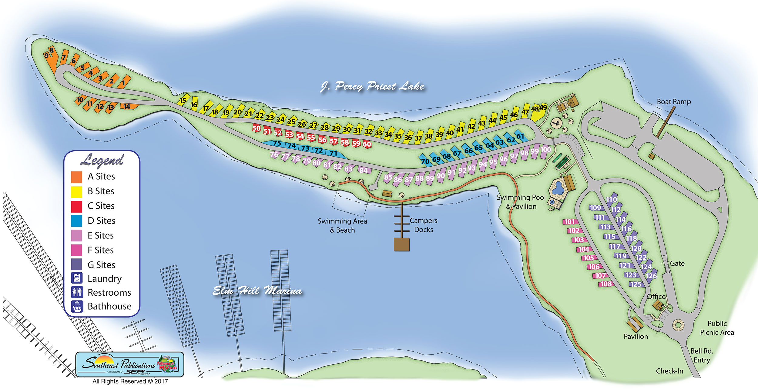 Map &amp;amp; Rates - Safe Harbor Rv Resort - Rv Dealers In Florida Map