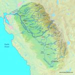 Map San Joaquin River Maps Of California Map Of California Rivers   Southern California Rivers Map