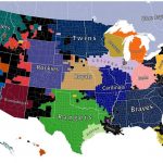 Map Shows The Most Popular Mlb Team In Every Us County   Business   California Baseball Teams Map