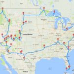 Map Shows The Ultimate U.s. National Park Road Trip   Best California Road Trip Map