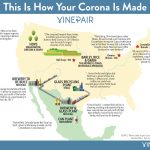 Map: This Is How Your Corona Is Made | Vinepair   Texas Breweries Map
