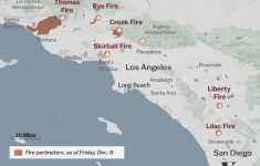 Map: Where Southern California's Massive Blazes Are Burning – Vox – California Fires Map
