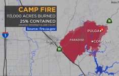 Maps: A Look At The Camp Fire In Butte County And Other California - Map Of Northern California Campgrounds
