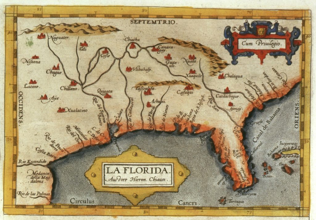 Maps And The Beginnings Of Colonial North America Digital Early Florida Maps 1024x715 