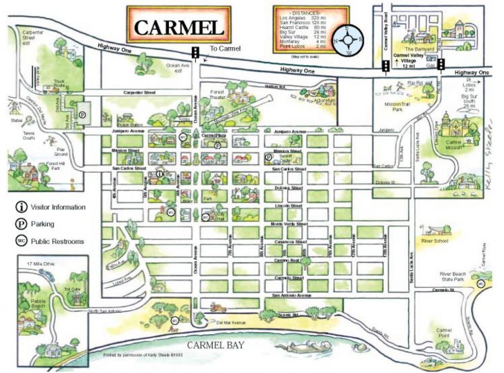 Carmel California Map