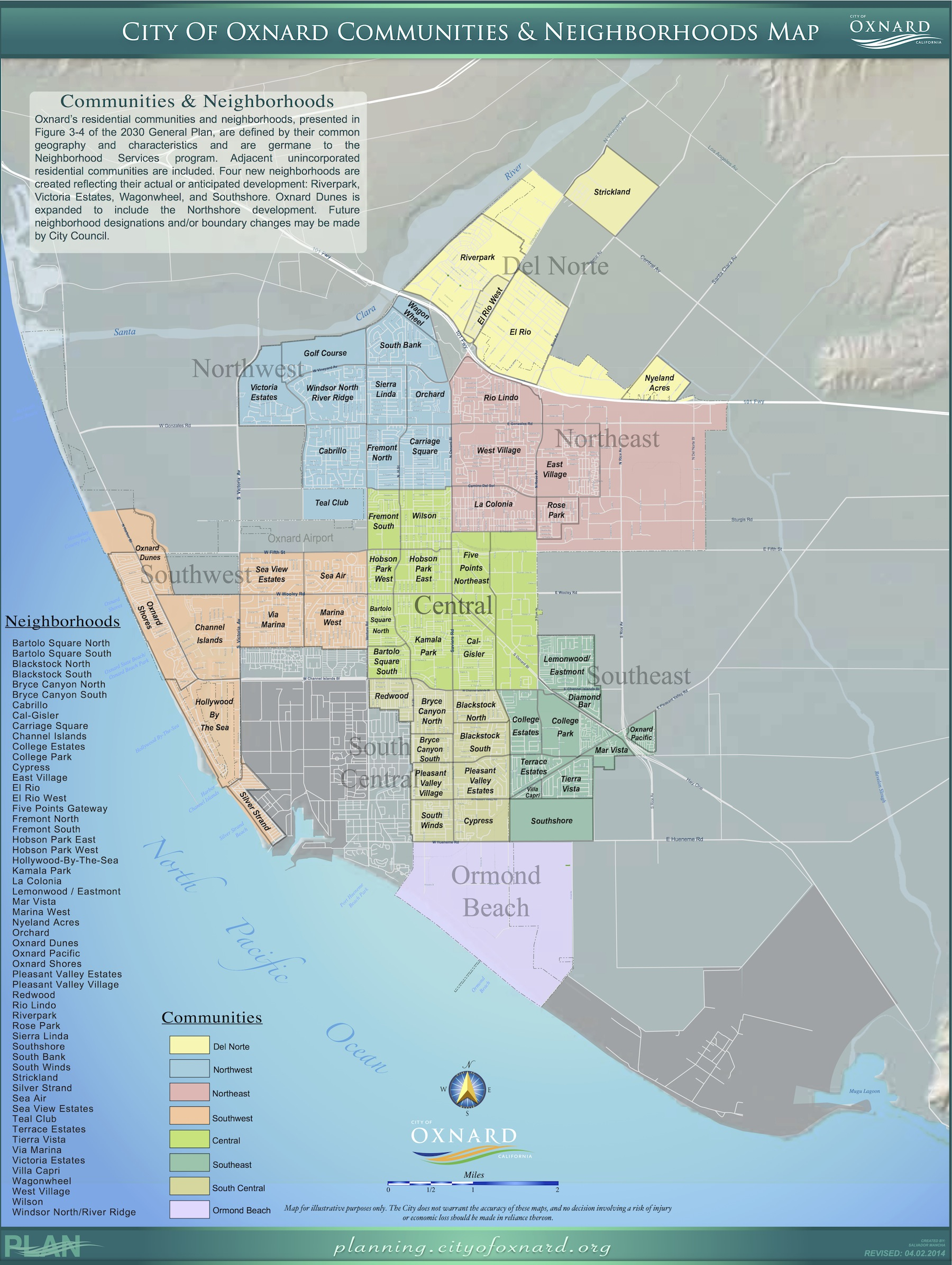 Maps — City Of Oxnard - Oxnard California Map