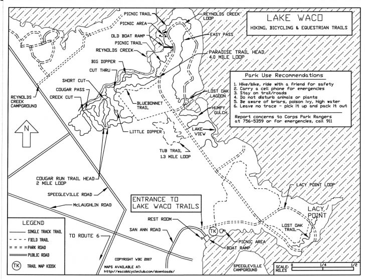 Maps - Corps Of Engineers Campgrounds Texas Map - Printable Maps