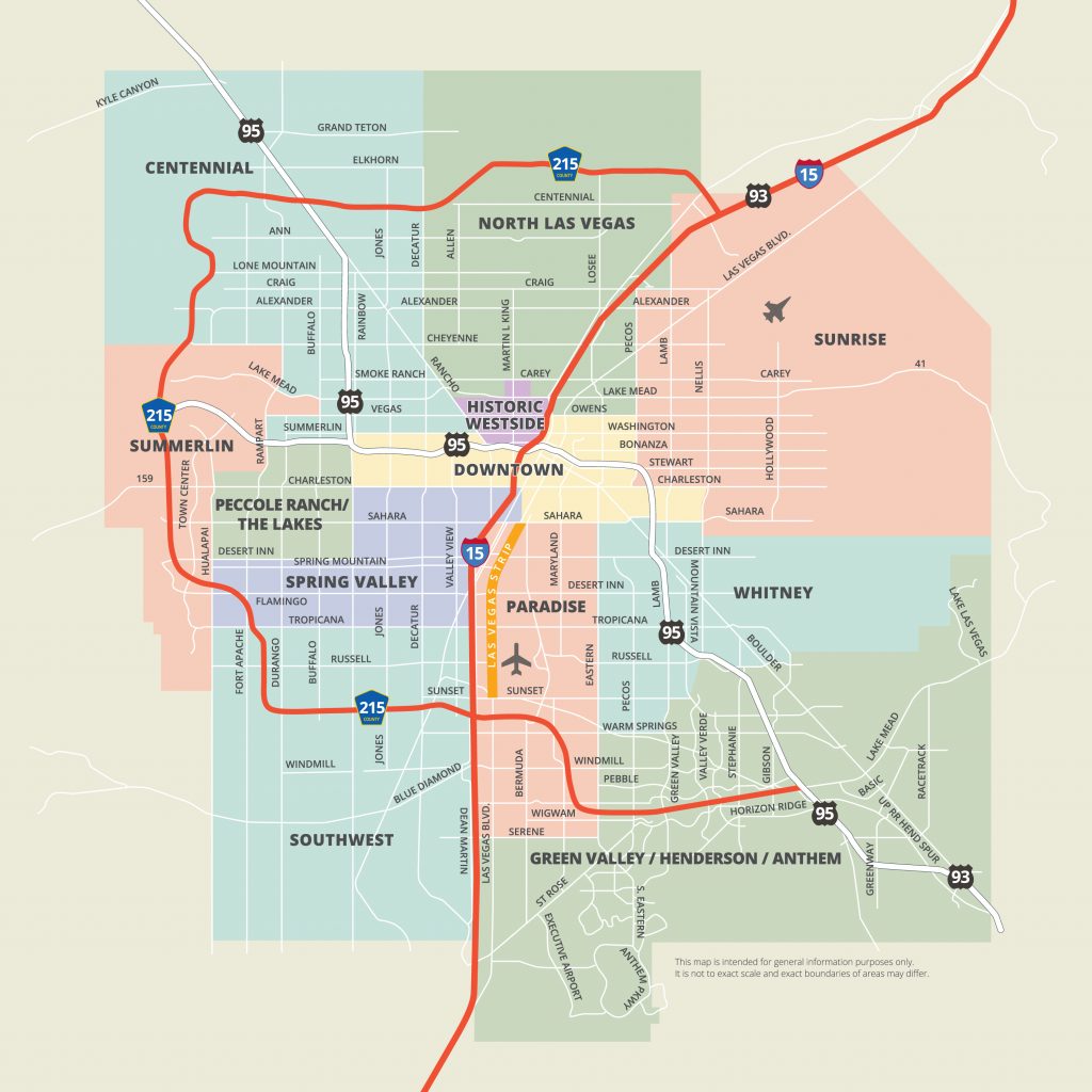 Printable Las Vegas Map