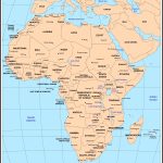 Maps Of Africa   Printable Map Of Africa With Capitals