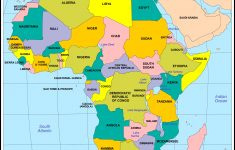 Maps Of Africa - Printable Map Of Africa With Capitals