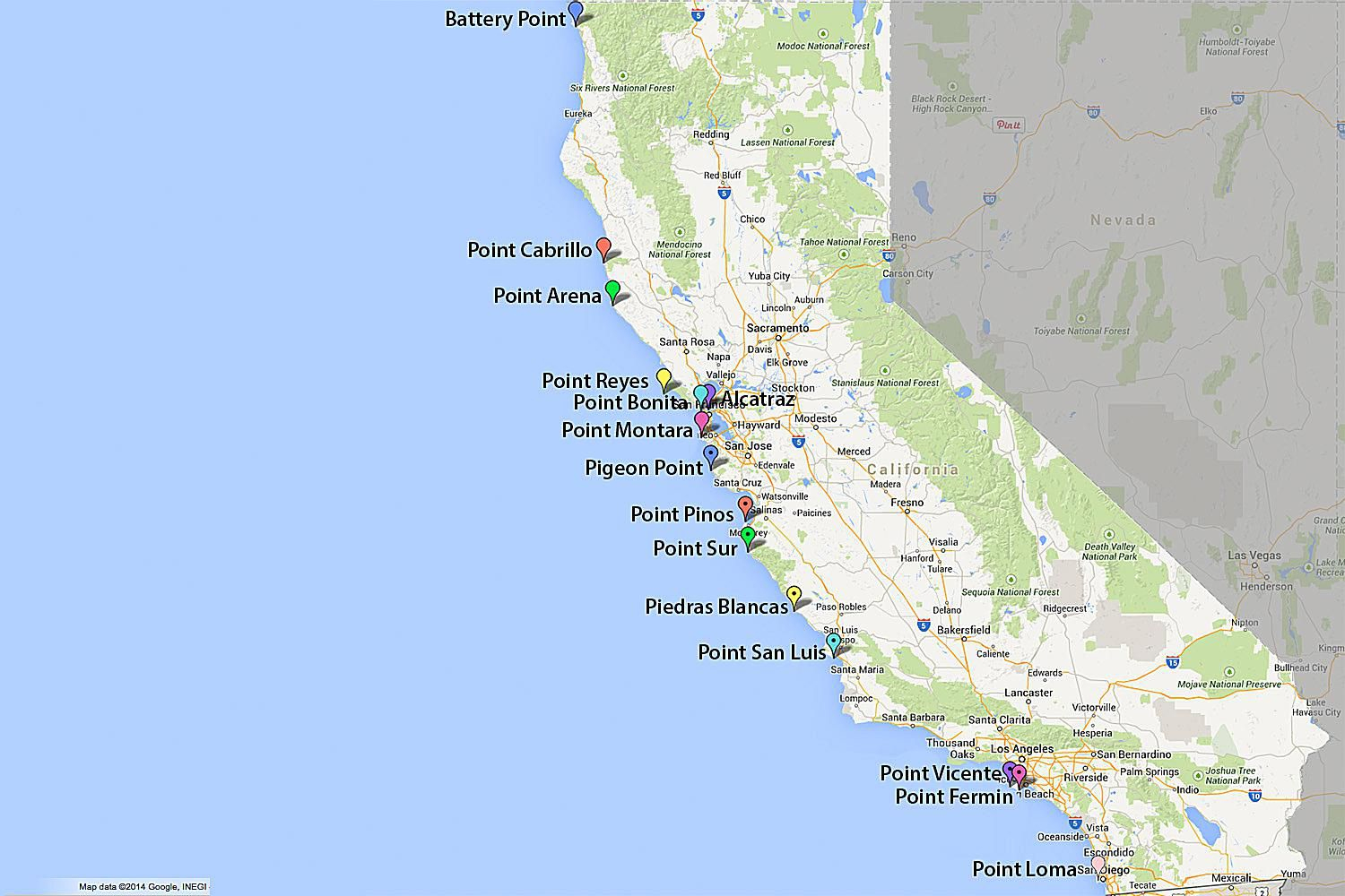 Maps Of California - Created For Visitors And Travelers - California Pictures Map