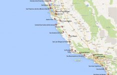 Maps Of California - Created For Visitors And Travelers - Google Maps California Coast