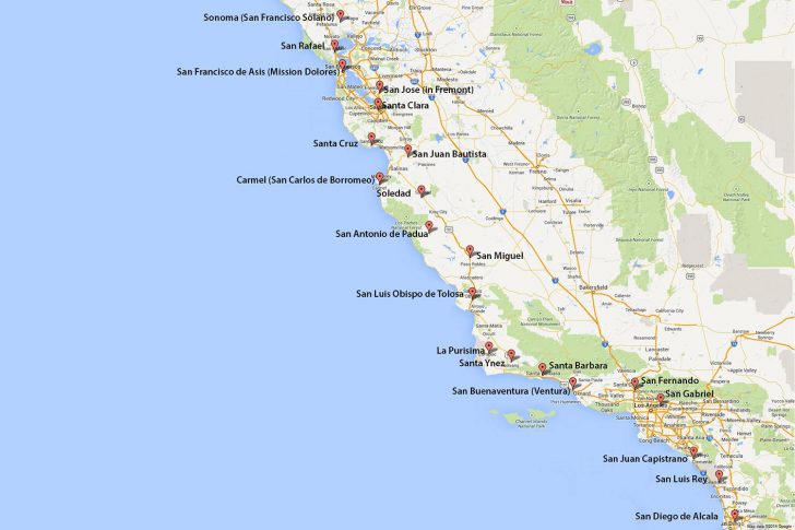Google Maps California Coast