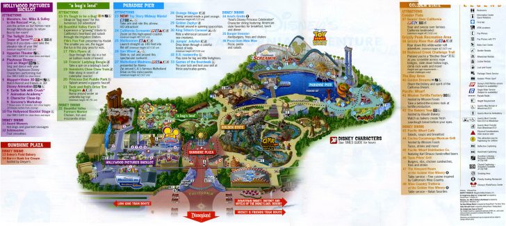 Maps Of California Theme Parks California Map Map California Map Of ...