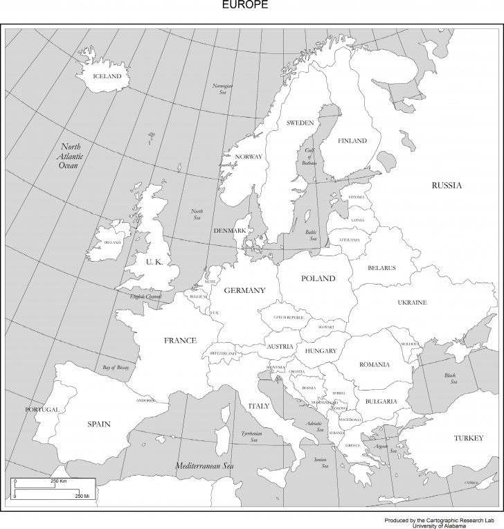 Maps Of Europe - Printable Map Of Europe - Printable Maps