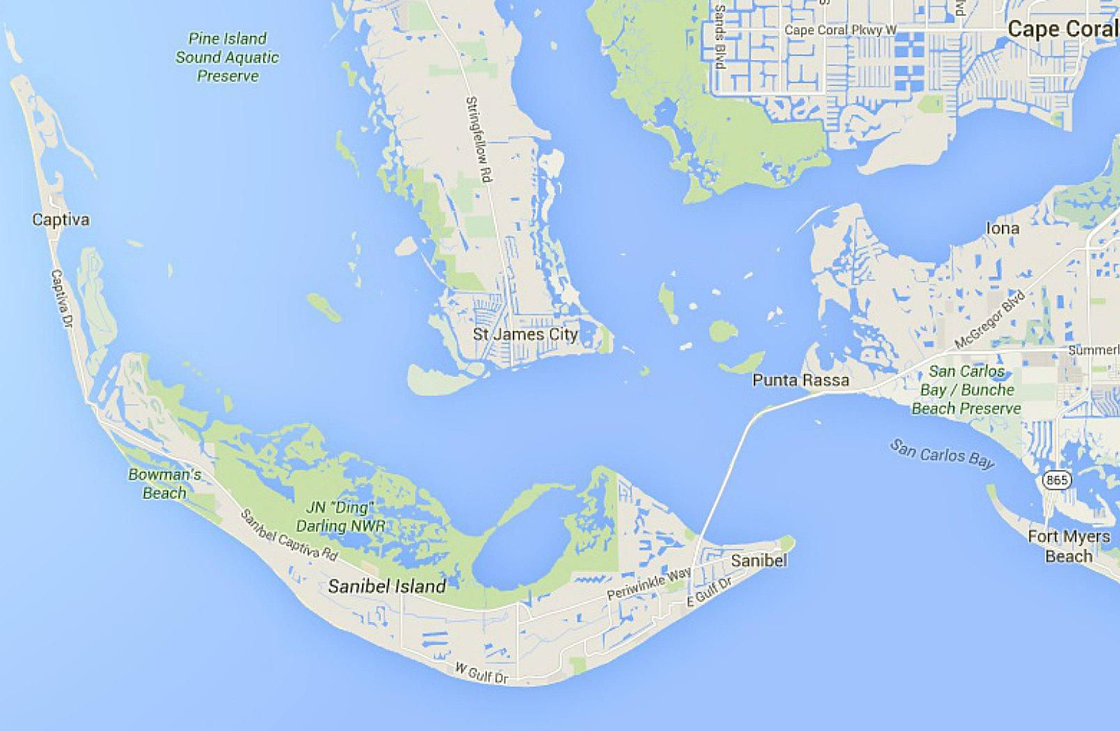 Maps Of Florida: Orlando, Tampa, Miami, Keys, And More - Where Is Sanibel Island In Florida Map