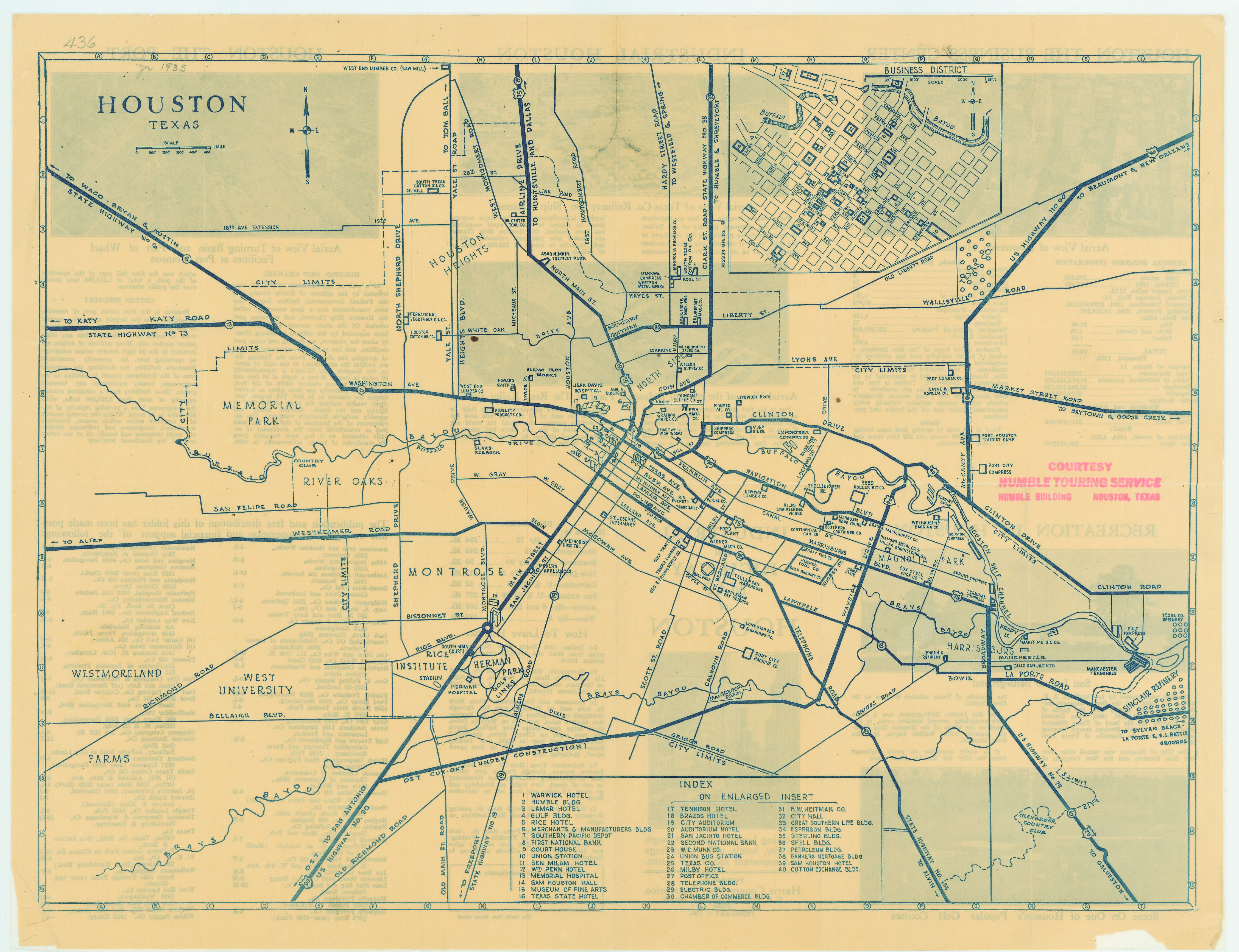 Maps Of Harris County, Texas - Map Records Of Harris County Texas