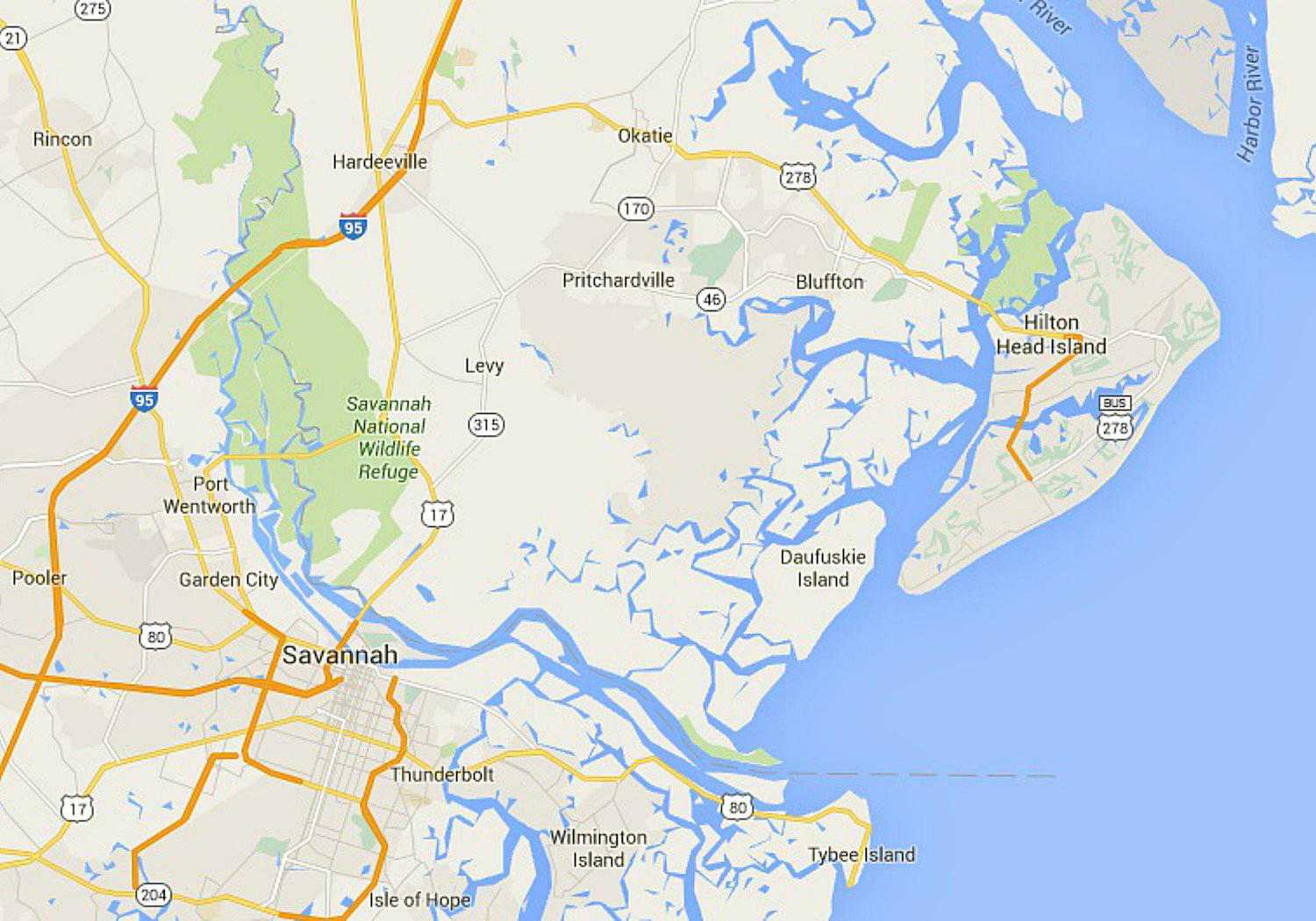 Maps Of Hilton Head Island, South Carolina - Hilton Head Florida Map