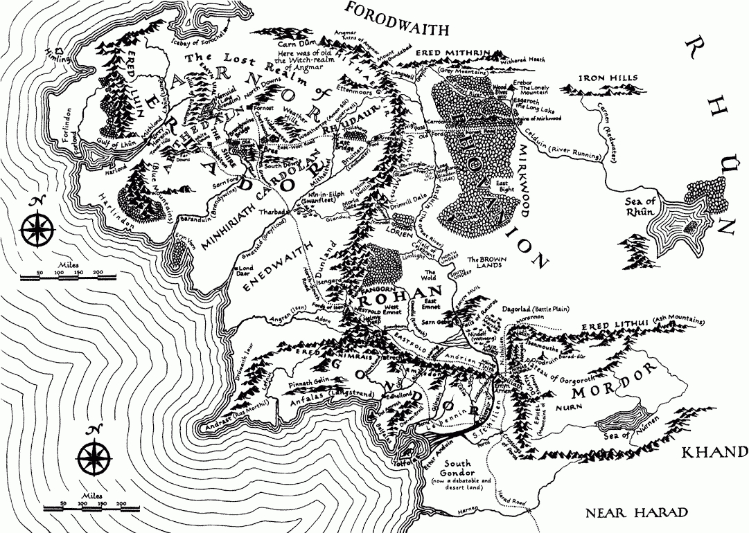 Maps Of Middle Earth - Google Search | Country | Tolkien Map, Middle - Printable Map Of Middle Earth