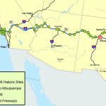 Maps Of Route 66: Plan Your Road Trip   Driving Map Of California With Distances