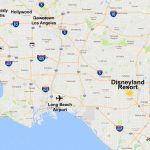 Maps Of The Disneyland Resort   Map Showing Anaheim California