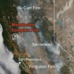 Maps Of The Mendocino Complex Fire In California   Washington Post   California Fire Heat Map