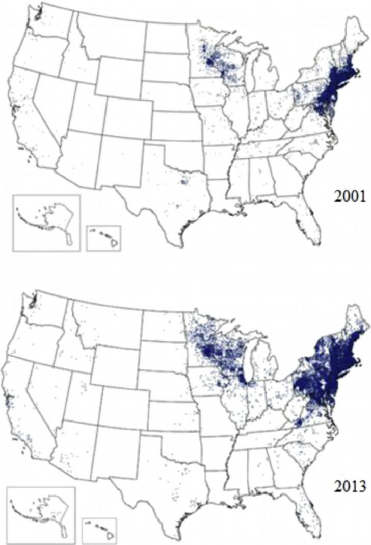 Lyme Disease In Florida Map