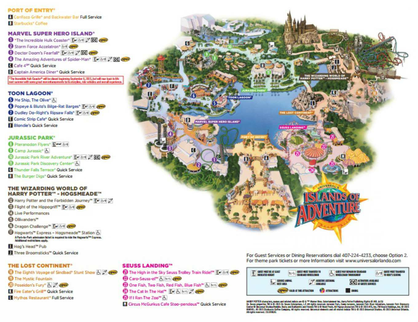 Orlando Florida Universal Studios Map Printable Maps