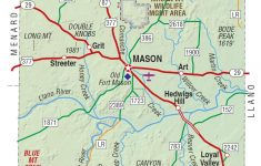 Mason County | The Handbook Of Texas Online| Texas State Historical - Llano Texas Map