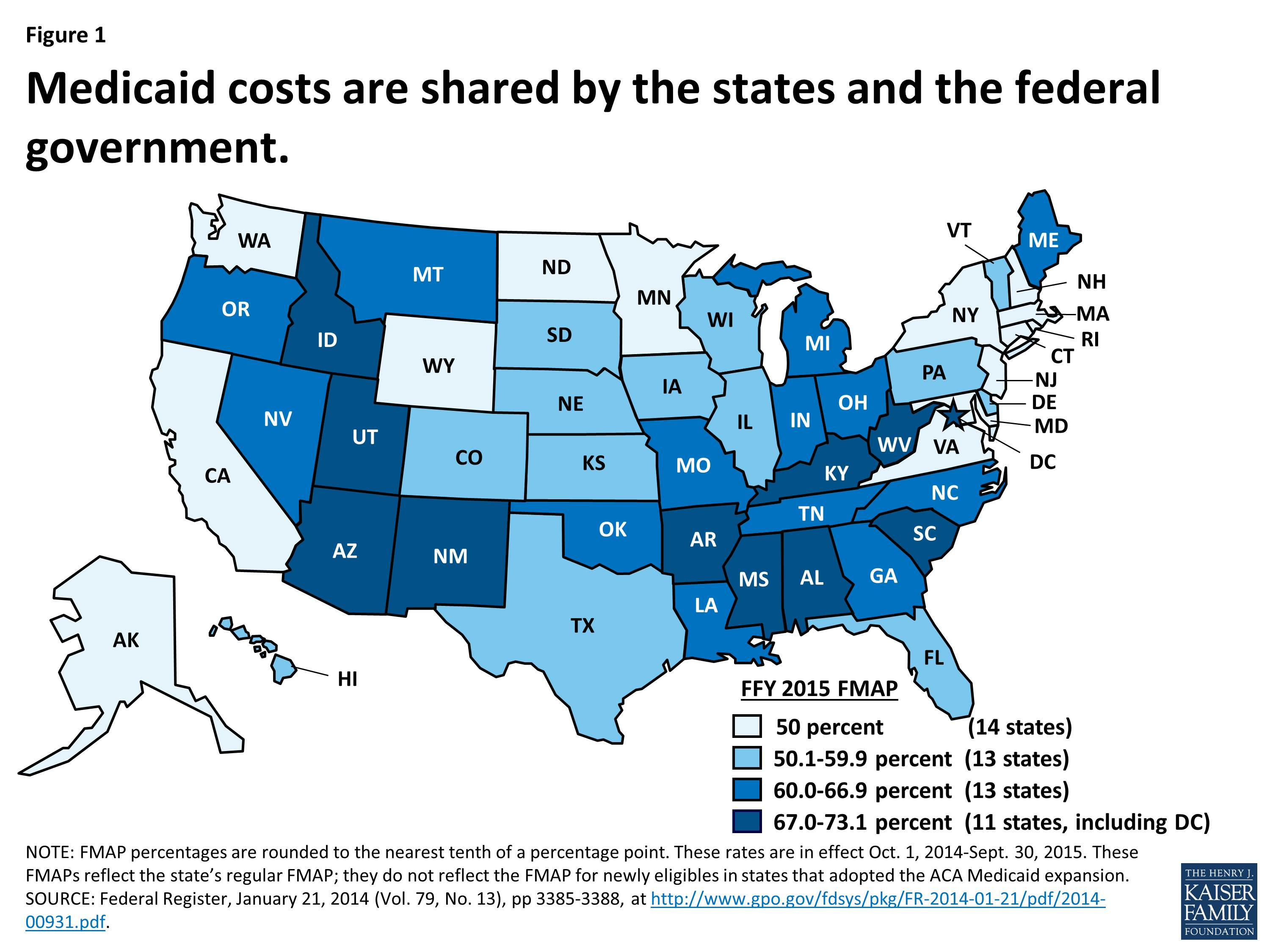 Medicaid Financing How Does It Work And What Are The Implications Medicare Locality Map Florida 
