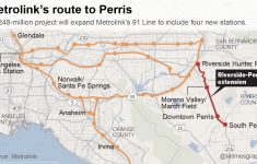 Metrolink Will Extend 91 Line To South Perris La Times In California - Perris California Map