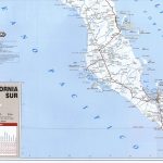 Mex Labeled Map With Maps Of Baja California Mexico   Klipy   Baja California Road Map