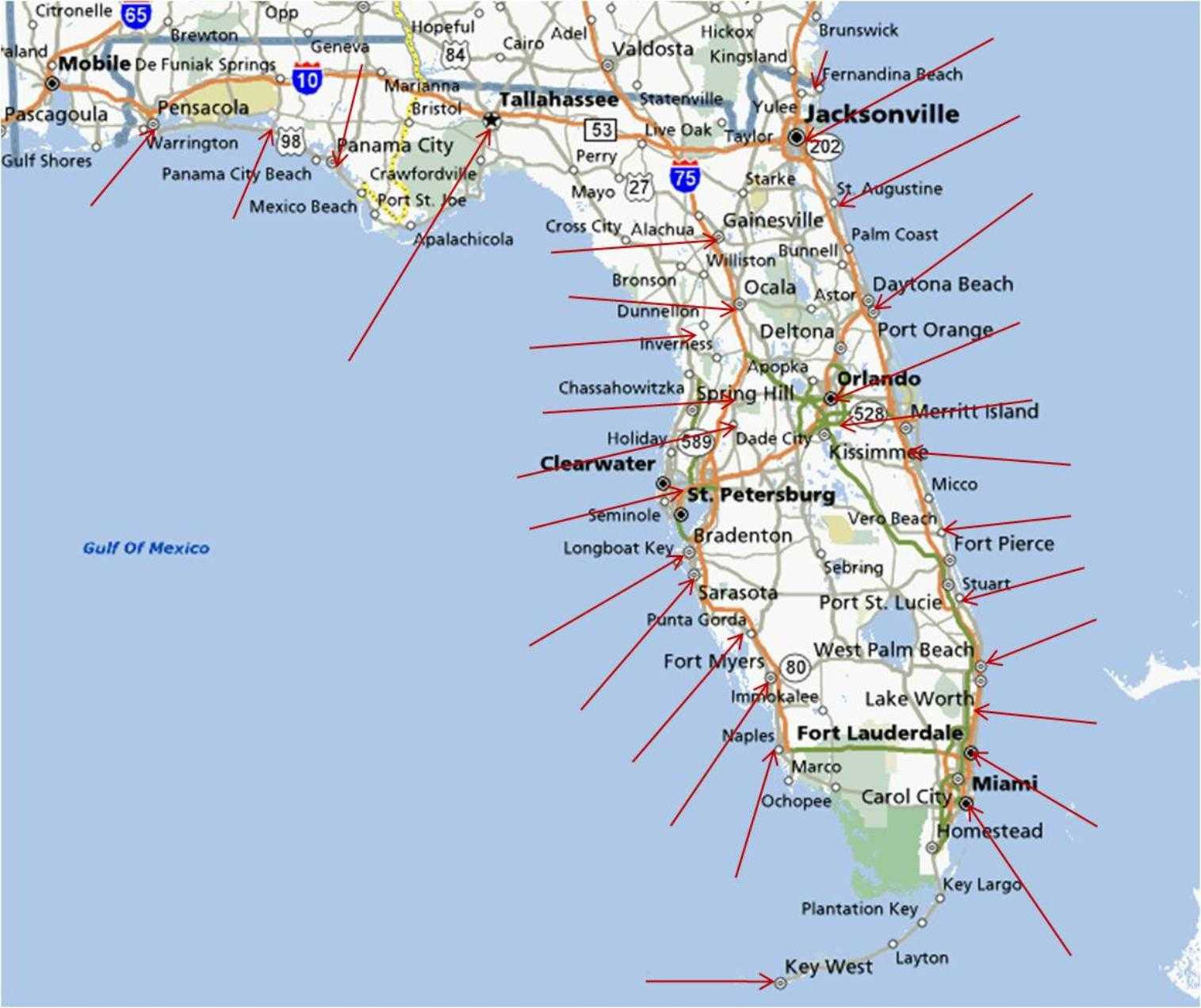 Mexico Beach Fl Map From Ambergontrail 7 - Ameliabd - Lake City Florida Map