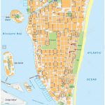 Miami Beach Detailed Vector Street Map With Names, Florida Stock   Florida Street Map