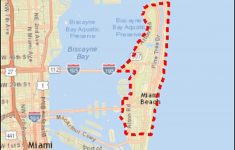 Miami Beach Map From Wallydogwear 9 - Ameliabd - Miami Florida Map