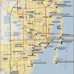 Miami Florida City Map Mappery Within Of And Surrounding Areas 2   Map Of Miami Florida And Surrounding Areas