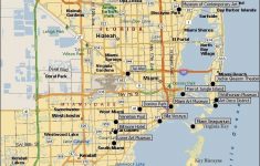 Miami Florida City Map Mappery Within Of And Surrounding Areas 2 - Map Of Miami Florida And Surrounding Areas