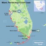 Miami, Florida Keys And Gulf Coast | National Park Traveller   Map Of Florida Keys And Miami