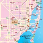Miami Tourist Map   Miami Florida • Mappery | Miami In 2019   Map Of Miami Beach Florida