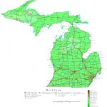 Michigan Printable Map   Printable Map Of Upper Peninsula Michigan