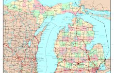 Michigan Printable Map - Printable Upper Peninsula Map
